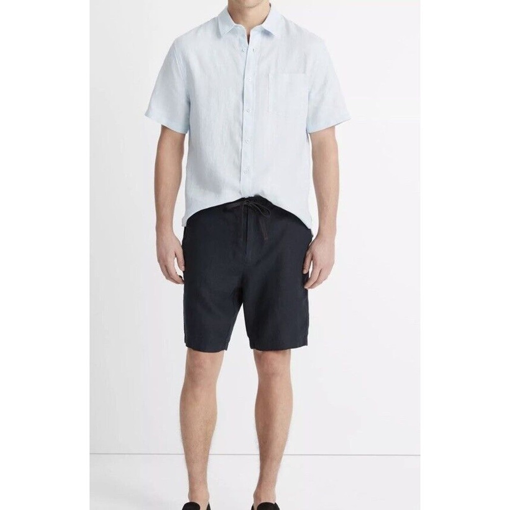 Vince Lightweight Hemp Shorts in Black New Men’s Size XXL